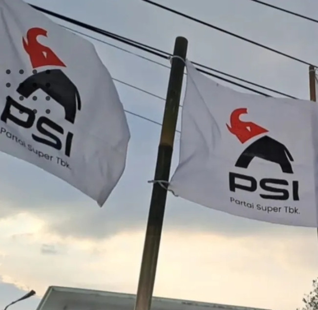 Bendera PSI berlogo Gajah Kepala Merah beredar di Solo. [Instagram]